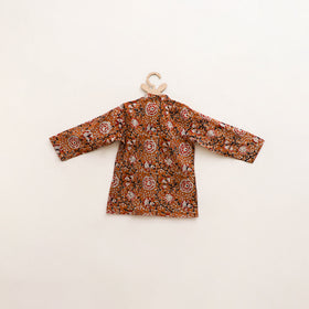 Kids Pure Cotton Kurta in Bagru Block Prints (2-3 Years)  78