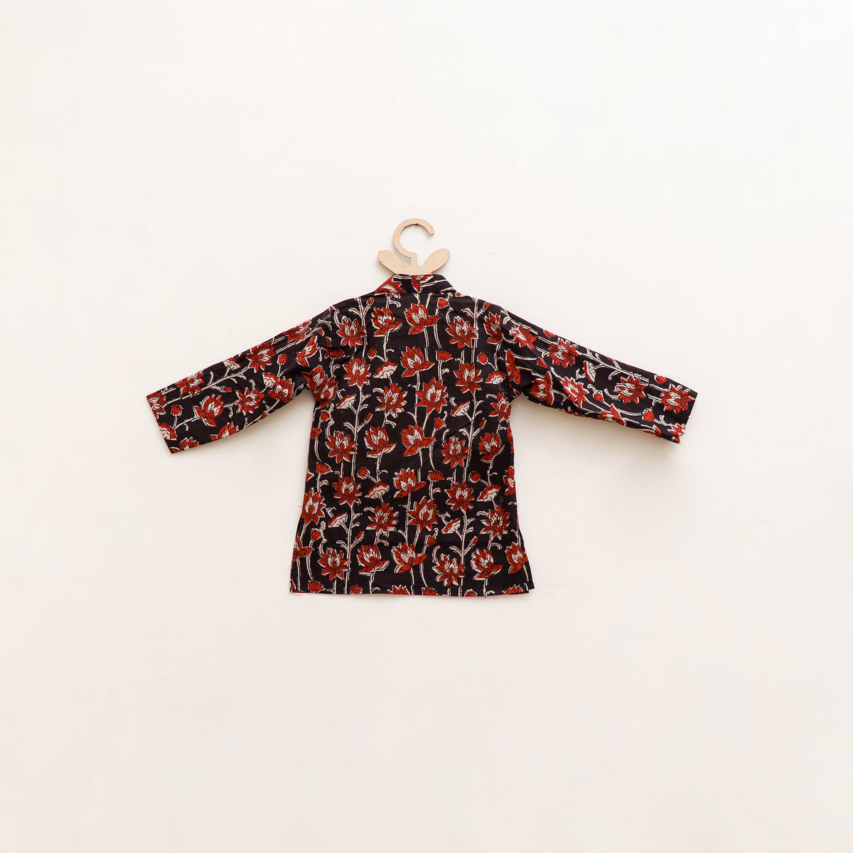 Kids Pure Cotton Kurta in Bagru Block Prints (2-3 Years) 80