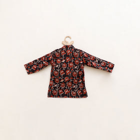 Kids Pure Cotton Kurta in Bagru Block Prints (2-3 Years) 80