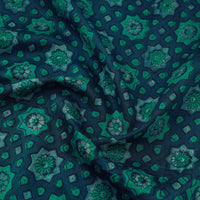 Natural Dyed Chanderi Silk Akola Print Fabric 14