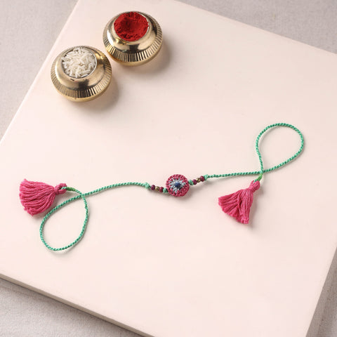 Flower - Handmade Crochet Rakhi by Samoolam 37