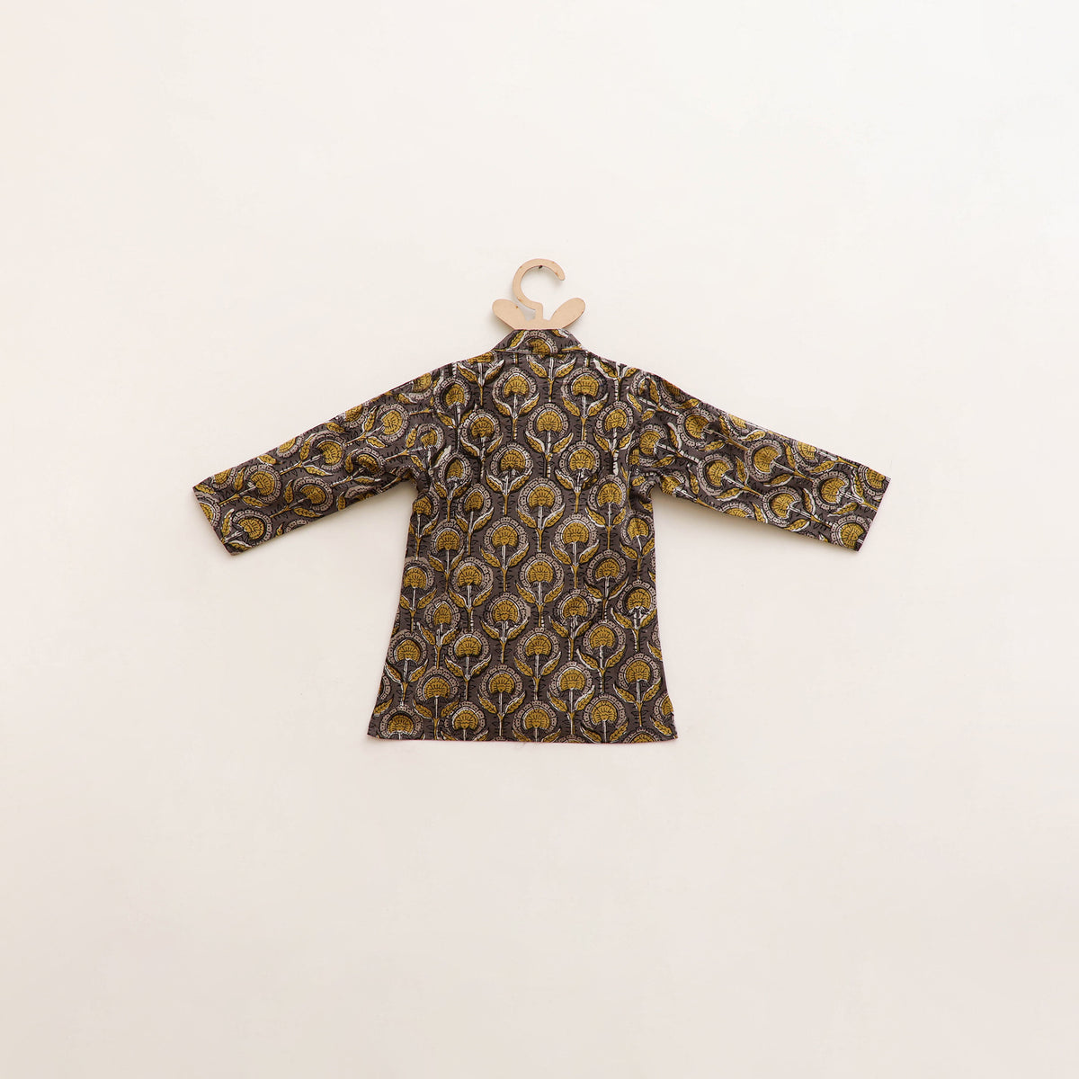 Kids Pure Cotton Kurta in Bagru Block Prints (2-3 Years) 79