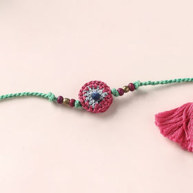 Flower - Handmade Crochet Rakhi by Samoolam 37