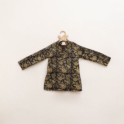 Kids Pure Cotton  Kurta in Bagru Block Prints (3-4 Years) 82