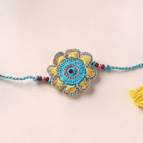 Flower - Handmade Crochet Work Rakhi 119