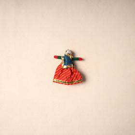 Multicolor - Rajasthani Puppet Couple Handmade Magnet (Set of 2) 11