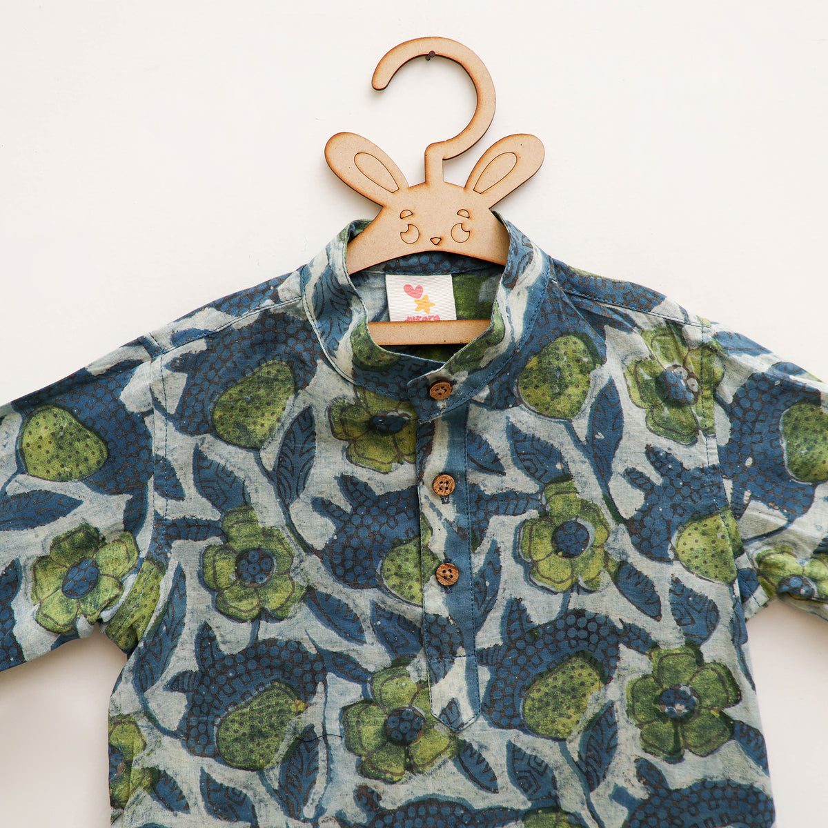 Kids Pure Cotton  Kurta in Bagru Block Prints (3-4 Years) 83