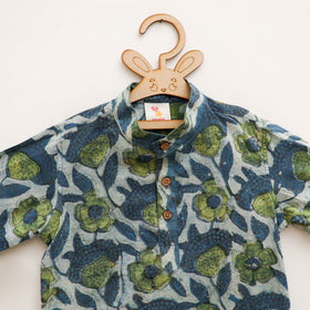 Kids Pure Cotton  Kurta in Bagru Block Prints (3-4 Years) 83