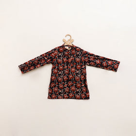 Kids Pure Cotton  Kurta in Bagru Block Prints (3-4 Years) 84