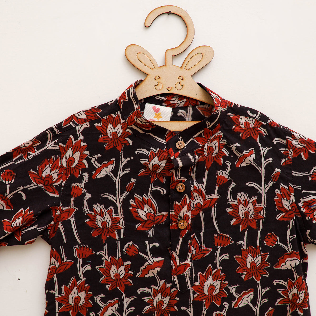 Kids Pure Cotton  Kurta in Bagru Block Prints (3-4 Years) 84
