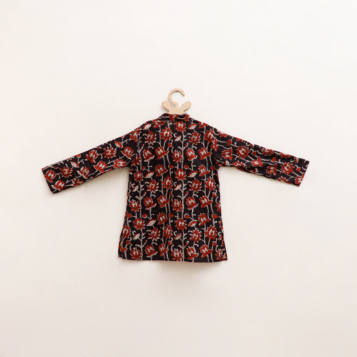 Kids Pure Cotton  Kurta in Bagru Block Prints (3-4 Years) 84