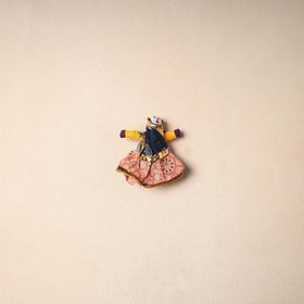 Multicolor - Rajasthani Puppet Couple Handmade Magnet (Set of 2) 13