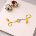 Flower - Handmade Crochet Pearl Work Rakhi 12