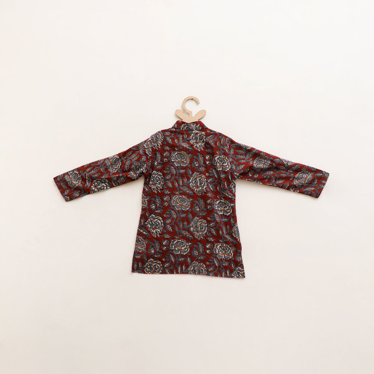 Kids Pure Cotton  Kurta in Bagru Block Prints (3-4 Years) 85
