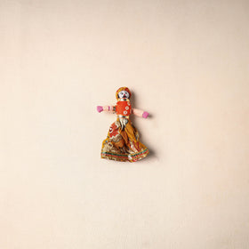 Multicolor - Rajasthani Puppet Couple Handmade Magnet (Set of 2) 14