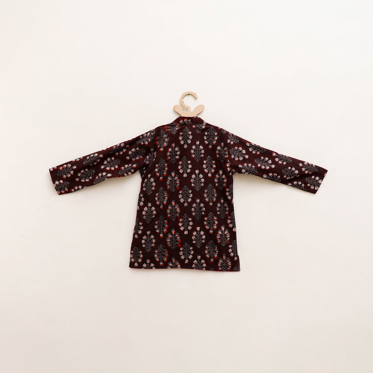 Kids Pure Cotton  Kurta in Bagru Block Prints (3-4 Years) 86
