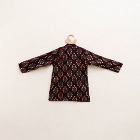 Kids Pure Cotton  Kurta in Bagru Block Prints (3-4 Years) 86