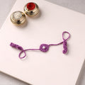 Flower - Handmade Crochet Pearl Work Rakhi 19