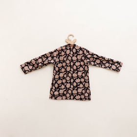Kids Pure Cotton  Kurta in Bagru Block Prints (3-4 Years) 87
