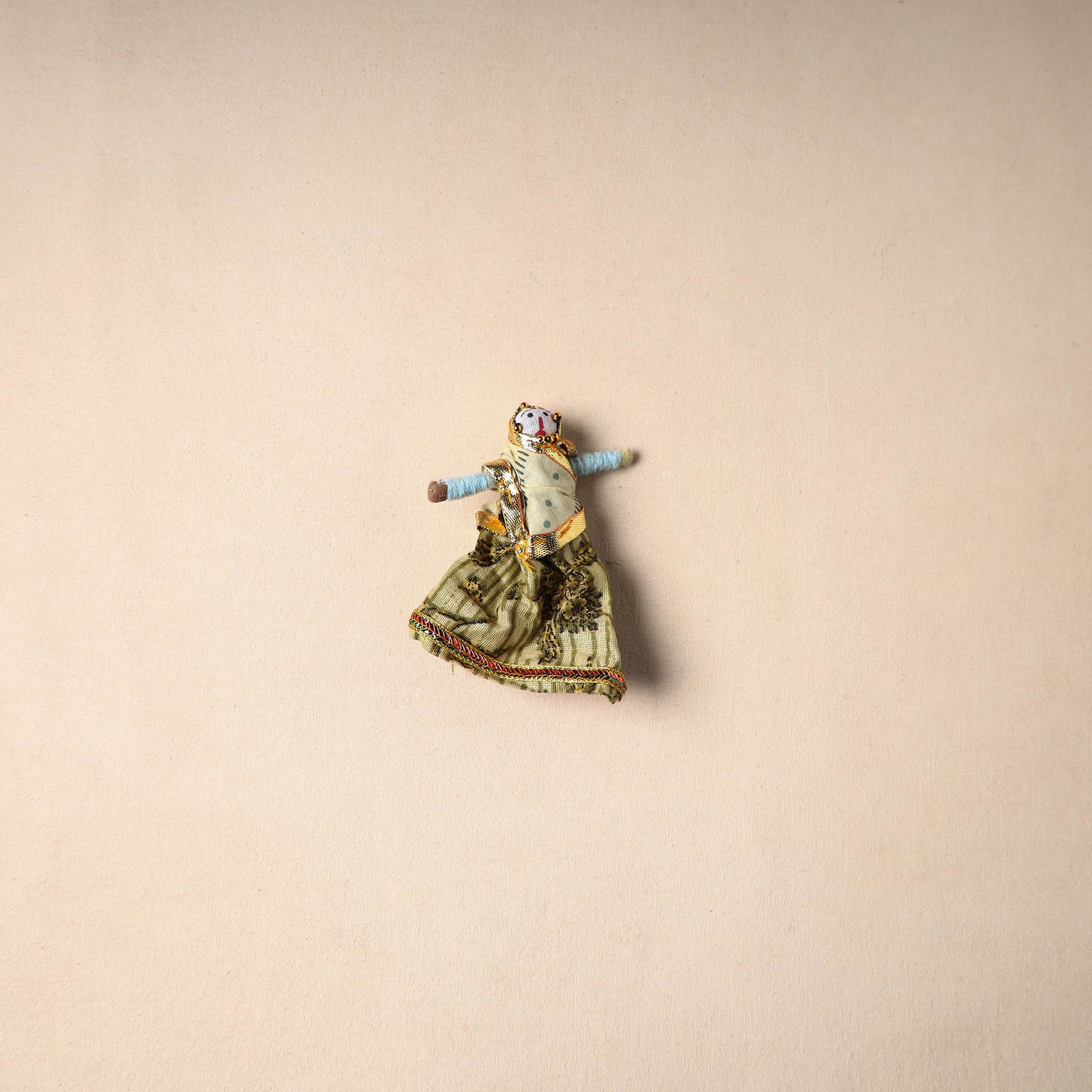 Multicolor - Rajasthani Puppet Couple Handmade Magnet (Set of 2) 15