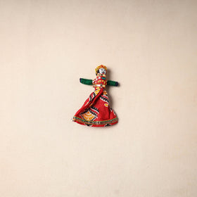Multicolor - Rajasthani Puppet Couple Handmade Magnet (Set of 2) 16
