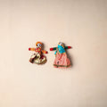 Multicolor - Rajasthani Puppet Couple Handmade Magnet (Set of 2) 17