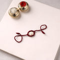 Flower - Handmade Crochet Pearl Work Rakhi 04