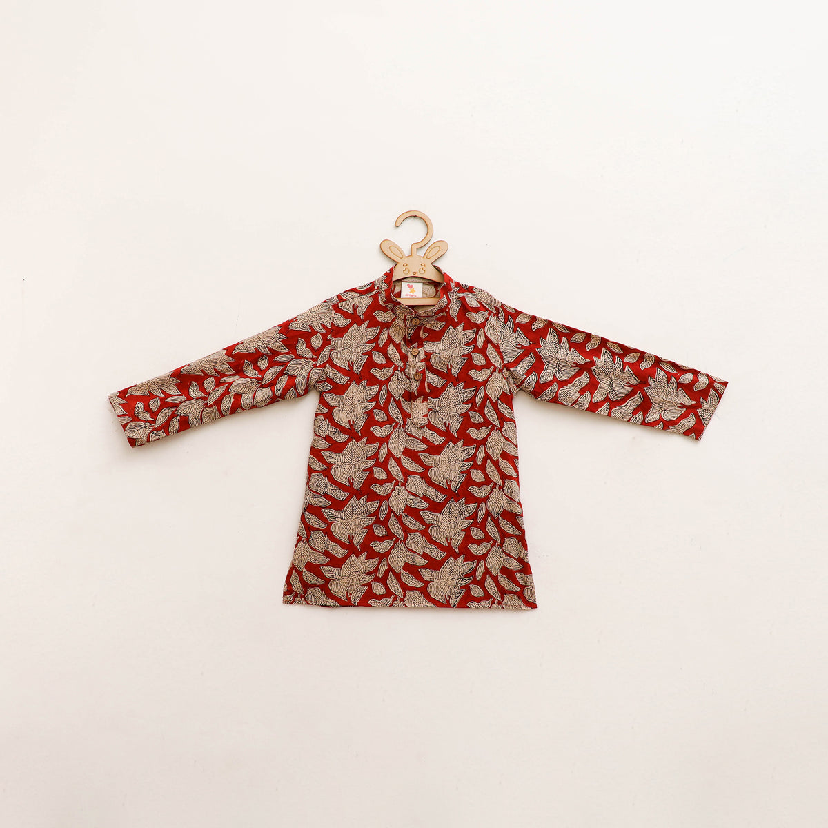 Kids Pure Cotton  Kurta in Bagru Block Prints (3-4 Years) 90