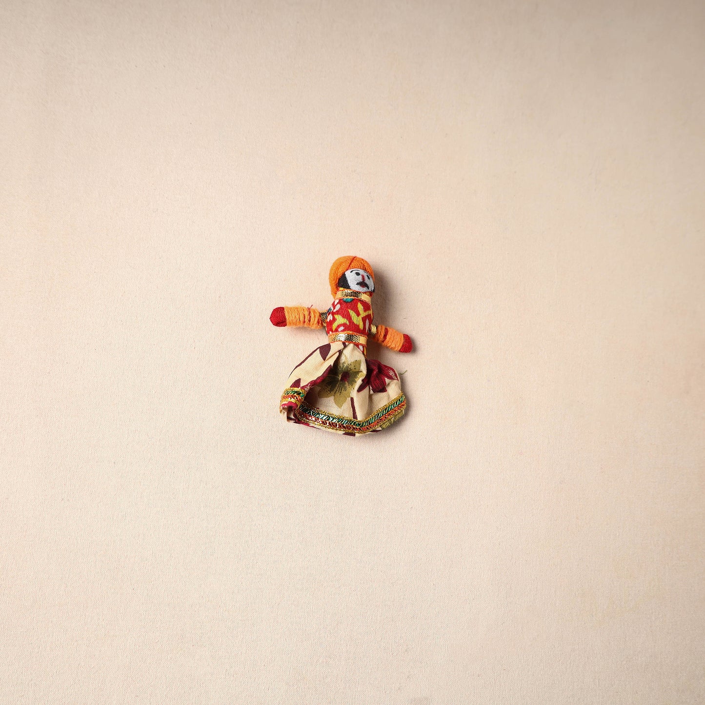 Multicolor - Rajasthani Puppet Couple Handmade Magnet (Set of 2) 17