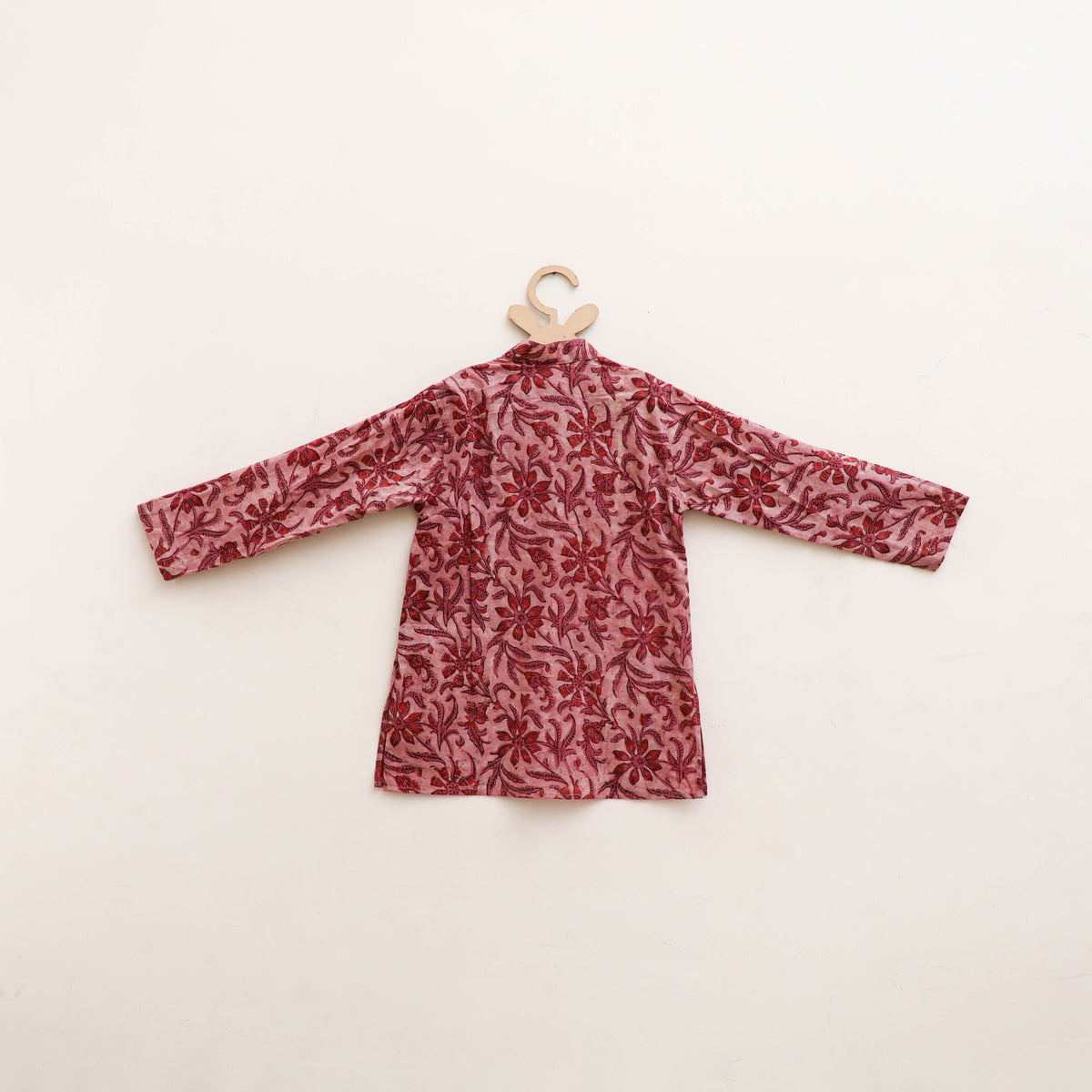 Kids Pure Cotton  Kurta in Bagru Block Prints (3-4 Years) 91