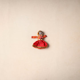 Multicolor - Rajasthani Puppet Couple Handmade Magnet (Set of 2) 18