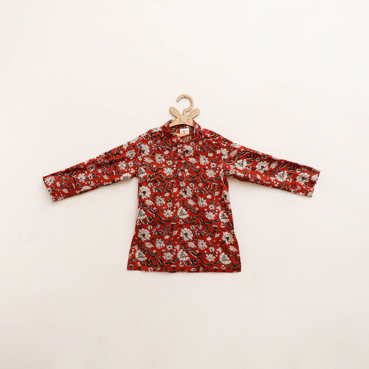 Kids Pure Cotton  Kurta in Bagru Block Prints (3-4 Years) 92