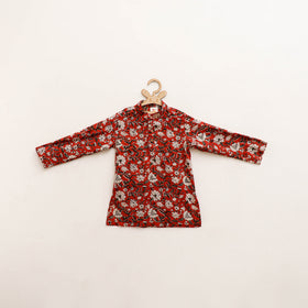 Kids Pure Cotton  Kurta in Bagru Block Prints (3-4 Years) 92