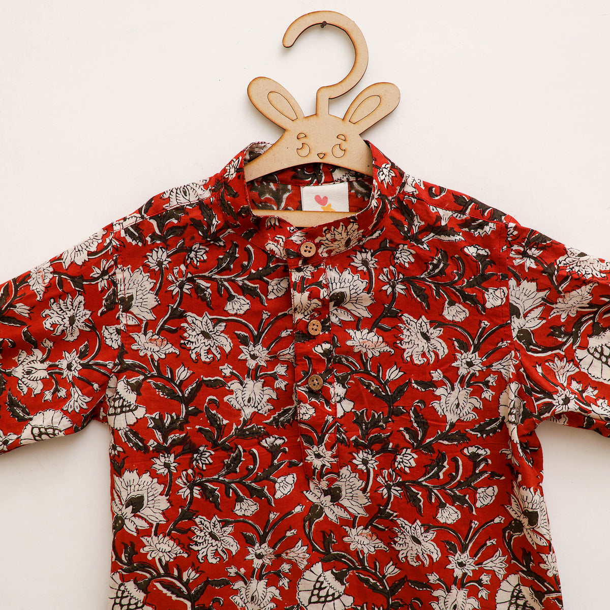 Kids Pure Cotton  Kurta in Bagru Block Prints (3-4 Years) 92