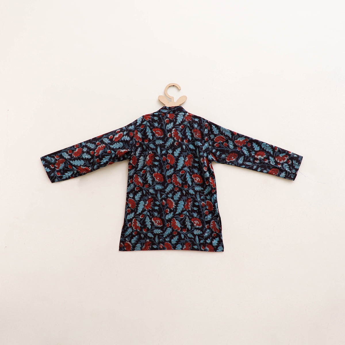 Kids Pure Cotton  Kurta in Bagru Block Prints (3-4 Years) 93