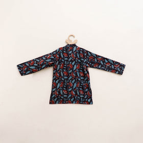 Kids Pure Cotton  Kurta in Bagru Block Prints (3-4 Years) 93