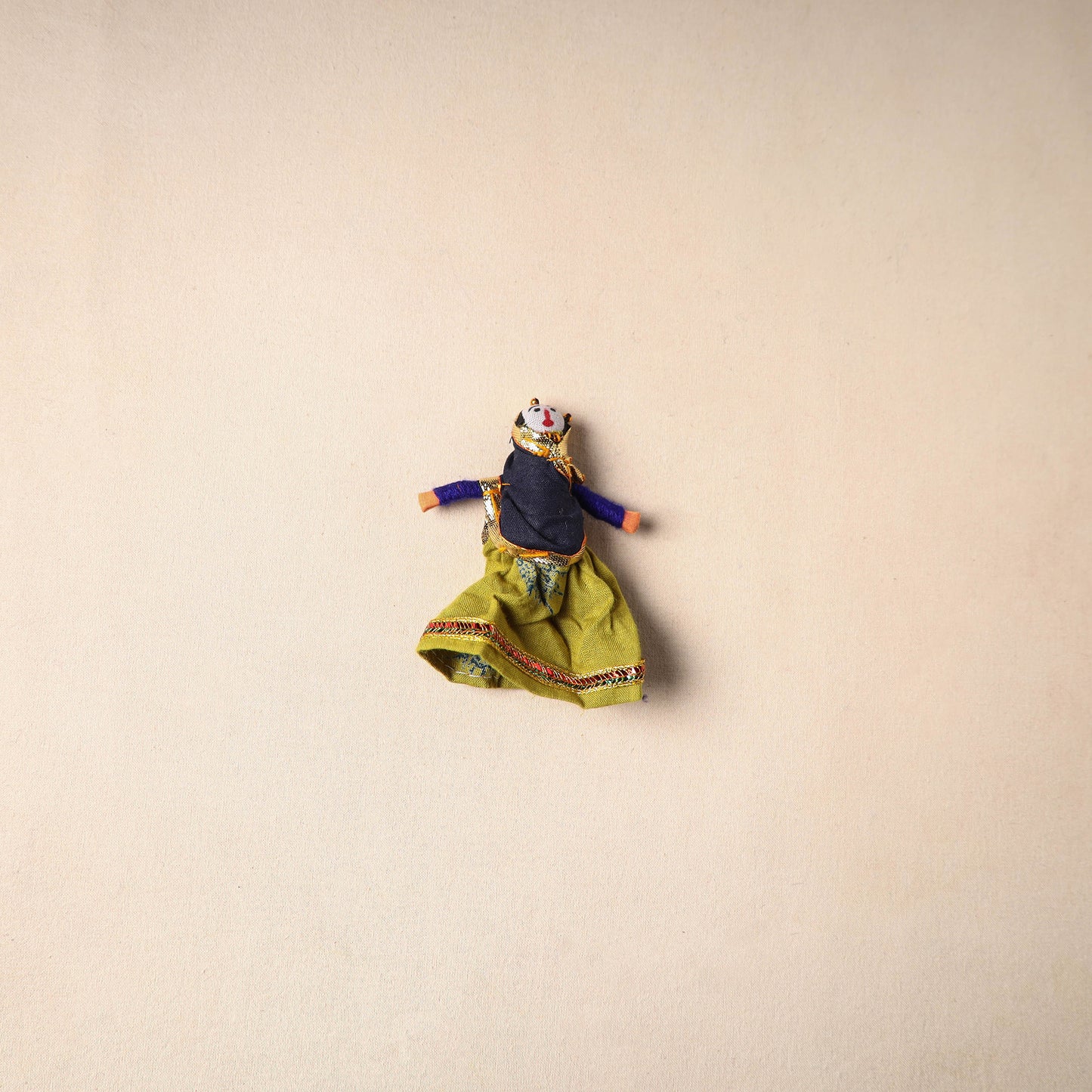 Multicolor - Rajasthani Puppet Couple Handmade Magnet (Set of 2) 20