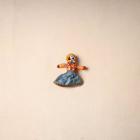 Multicolor - Rajasthani Puppet Couple Handmade Magnet (Set of 2) 21