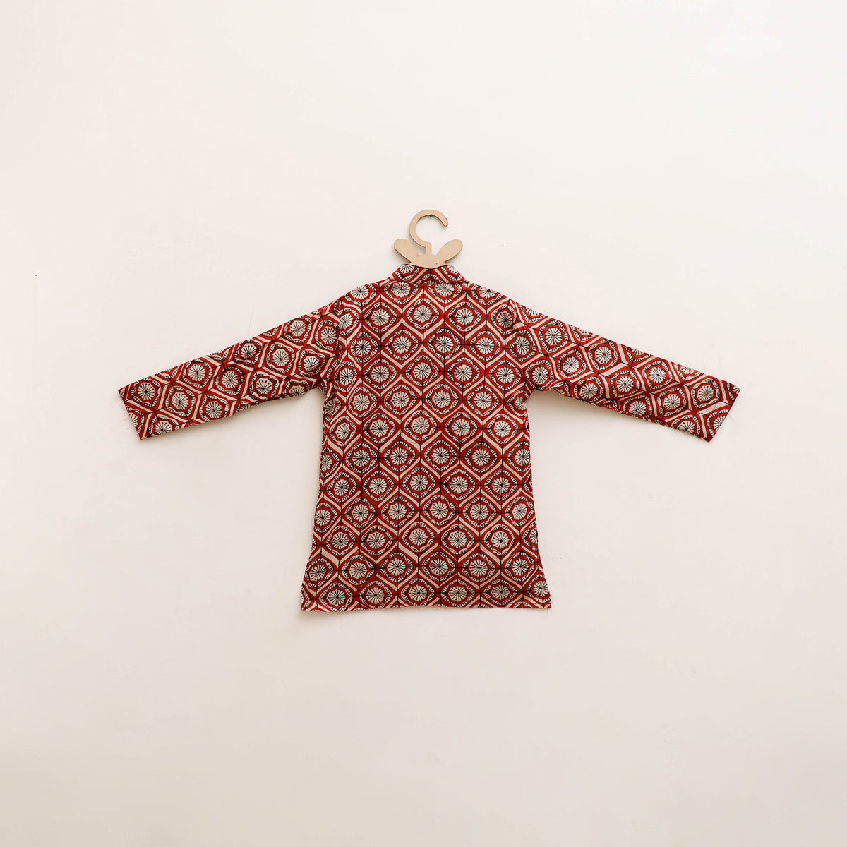 Kids Pure Cotton  Kurta in Bagru Block Prints (3-4 Years) 95