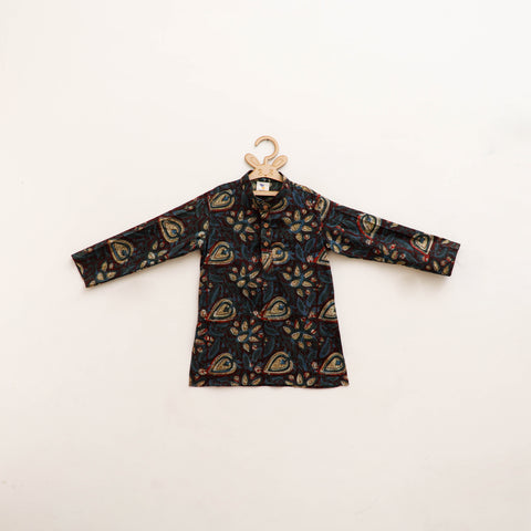 Kids Pure Cotton  Kurta in Bagru Block Prints (3-4 Years) 96