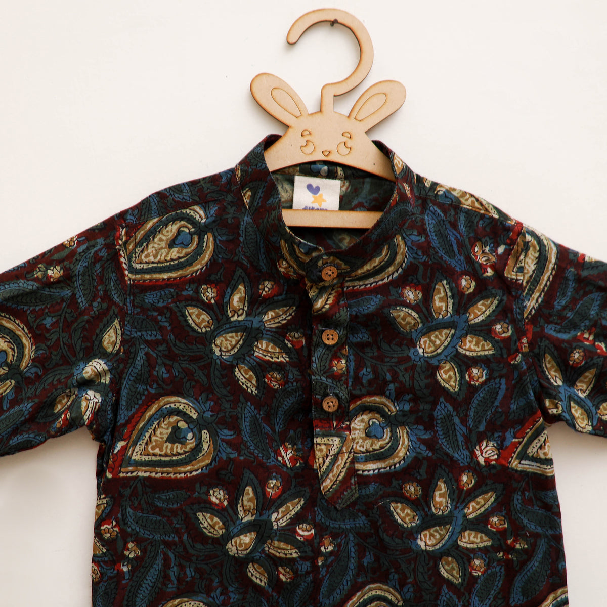 Kids Pure Cotton  Kurta in Bagru Block Prints (3-4 Years) 96