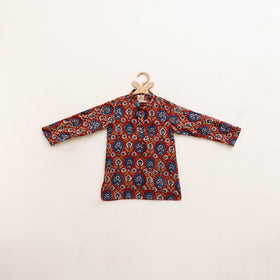 Kids Pure Cotton  Kurta in Bagru Block Prints (3-4 Years) 97