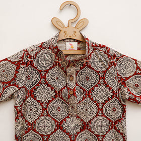 Kids Pure Cotton  Kurta in Bagru Block Prints (3-4 Years) 98
