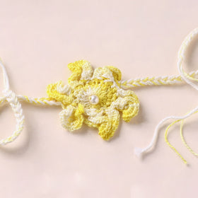 Flower - Handmade Crochet Work Rakhi 81