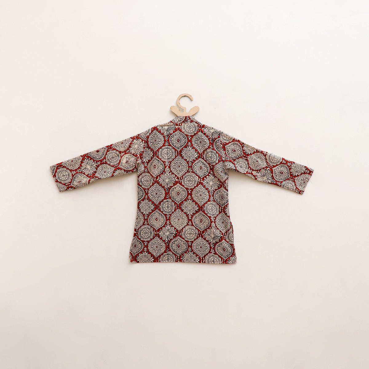Kids Pure Cotton  Kurta in Bagru Block Prints (3-4 Years) 98