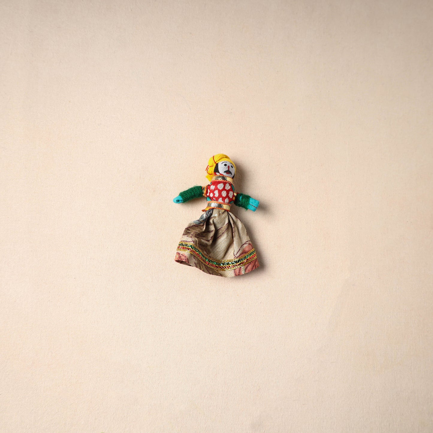 Multicolor - Rajasthani Puppet Couple Handmade Magnet (Set of 2) 24