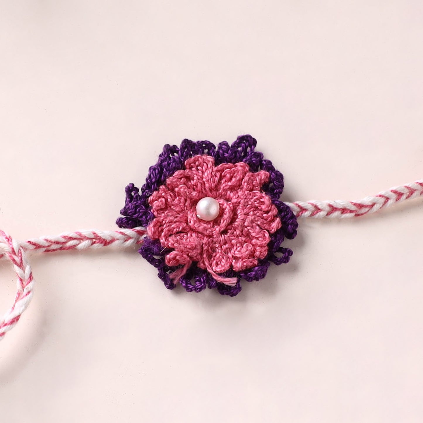 Flower - Handmade Crochet Work Rakhi 162