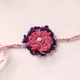 Flower - Handmade Crochet Work Rakhi 162