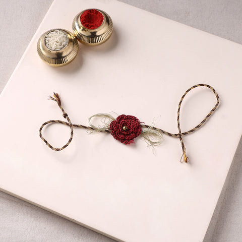 Flower - Handmade Crochet Work Rakhi 161