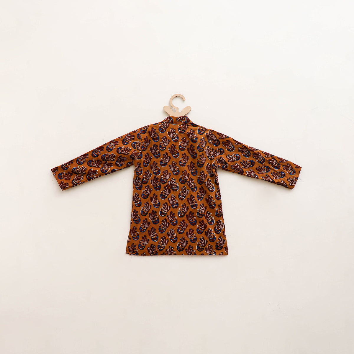 Kids Pure Cotton  Kurta in Bagru Block Prints (3-4 Years) 99